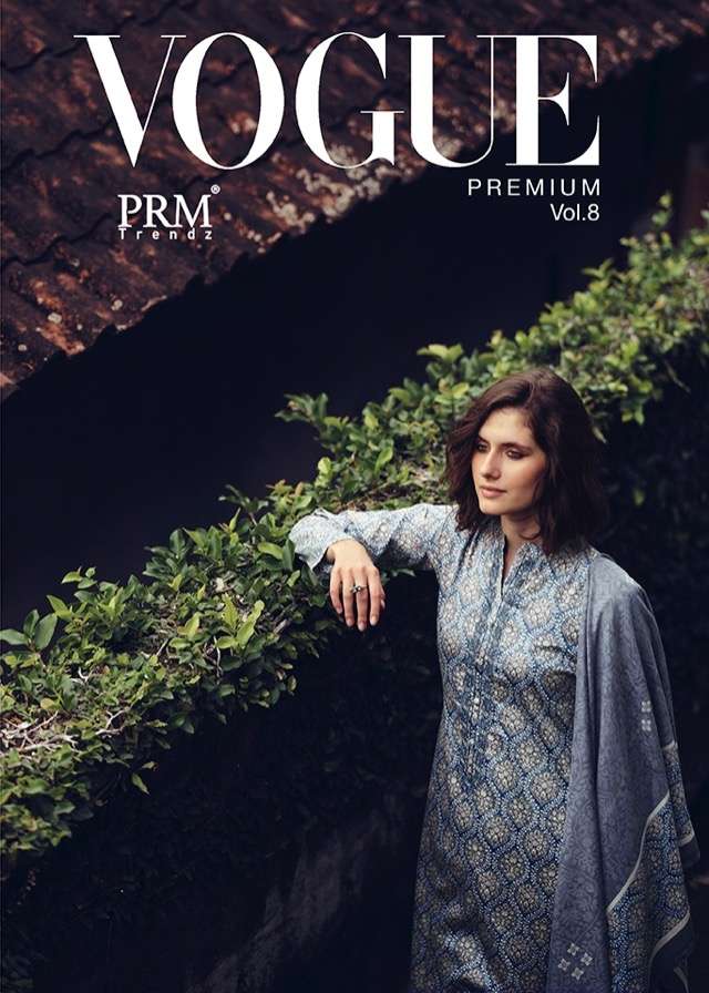 VOGUE VOL-8 BY PRM TRENDZ 5100 TO 5109 SERIES BEAUTIFUL SUITS COLORFUL STYLISH FANCY CASUAL WEAR & ETHNIC WEAR PURE JAM SILK PRINT DRESSES AT WHOLESALE PRICE