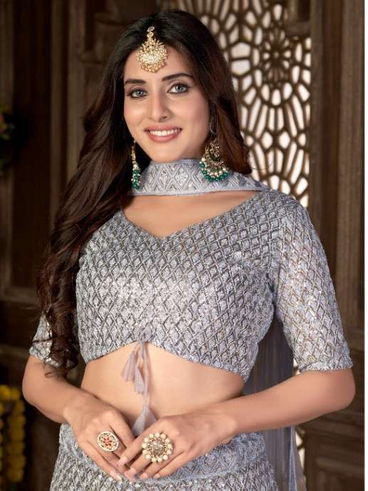 Zeeya Deedaar By Varni Fabrics 12001 To 12003 Series Beautiful Colorful Fancy Wedding Collection Occasional Wear & Party Wear Net Lehengas At Wholesale Price