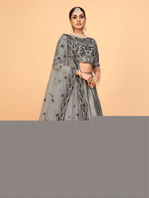 AAHVAN VOL-1 BY AAHVAN 1001 TO 1004 SERIES INDIAN TRADITIONAL BEAUTIFUL STYLISH DESIGNER BANARASI SILK JACQUARD EMBROIDERED PARTY WEAR SILK LEHENGAS AT WHOLESALE PRICE
