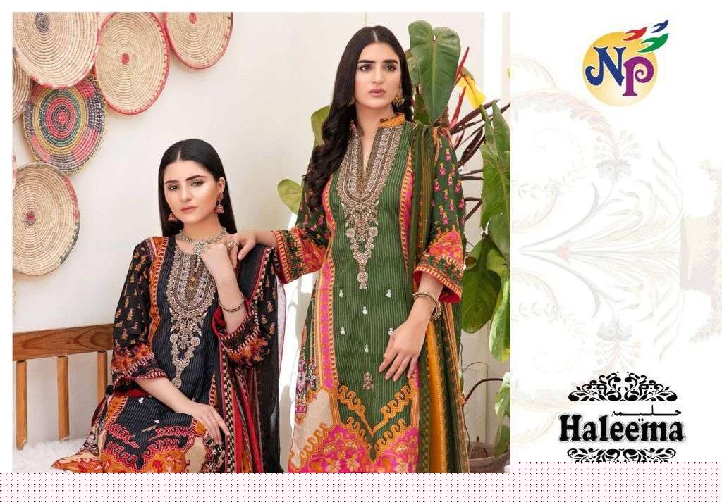 HALEEMA BY NAND GOPAL PRINTS 01 TO 10 SERIES BEAUTIFUL SUITS COLORFUL STYLISH FANCY CASUAL WEAR & ETHNIC WEAR LAWN COTTON DRESSES AT WHOLESALE PRICE