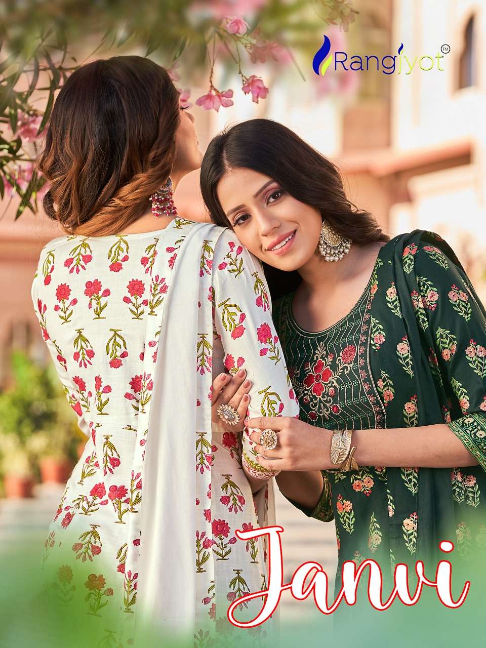 Janvi By Rangjyot Fashion 1001 To 1008 Series Designer Stylish Fancy Colorful Beautiful Party Wear & Ethnic Wear Collection Rayon Slub Gowns With Dupatta At Wholesale Price