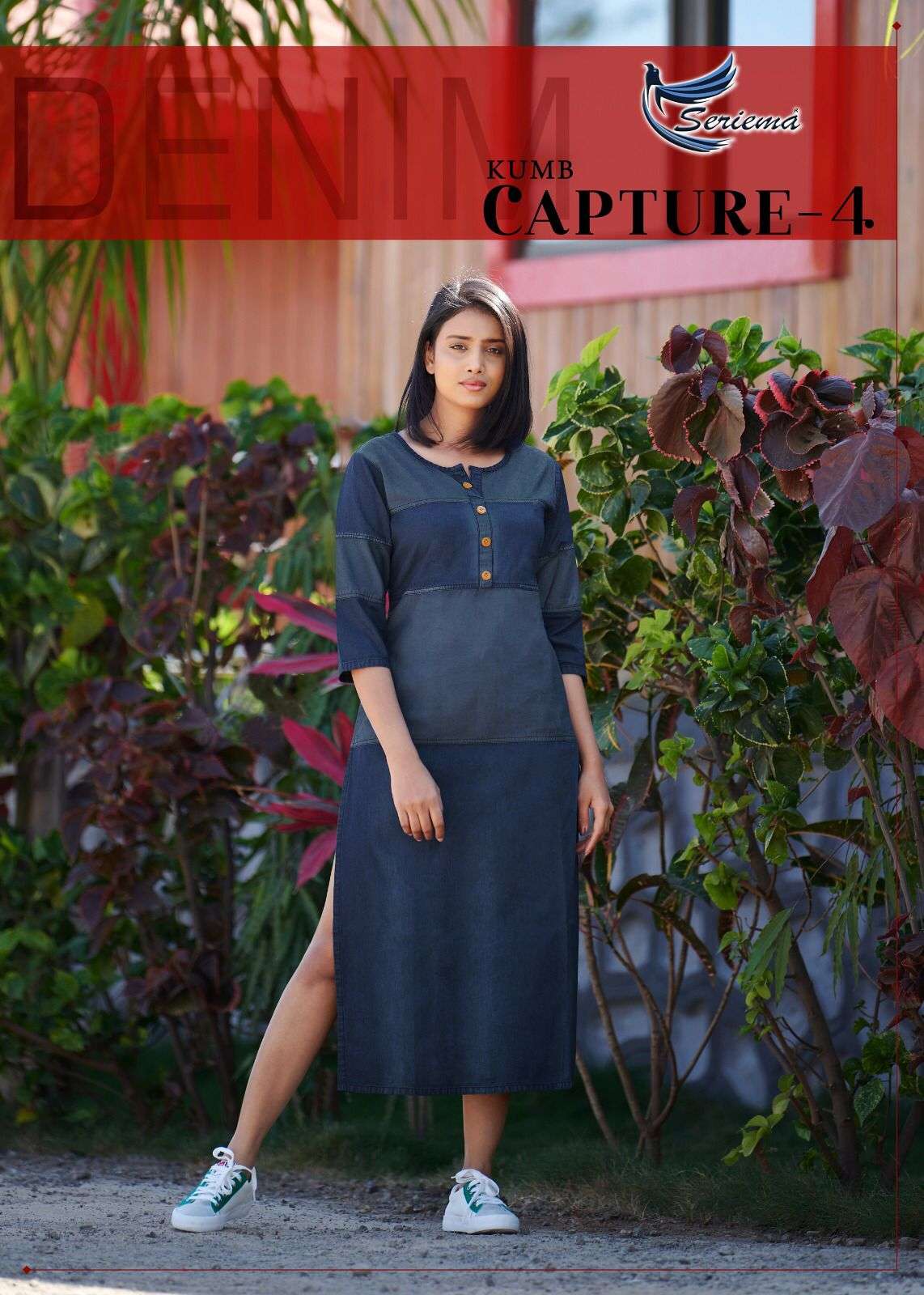 KUMB CAPTURE VOL-4 BY SPARROW 1178 TO 1185 SERIES DESIGNER STYLISH FANCY COLORFUL BEAUTIFUL PARTY WEAR & ETHNIC WEAR COLLECTION COTTON DENIM KURTIS AT WHOLESALE PRICE