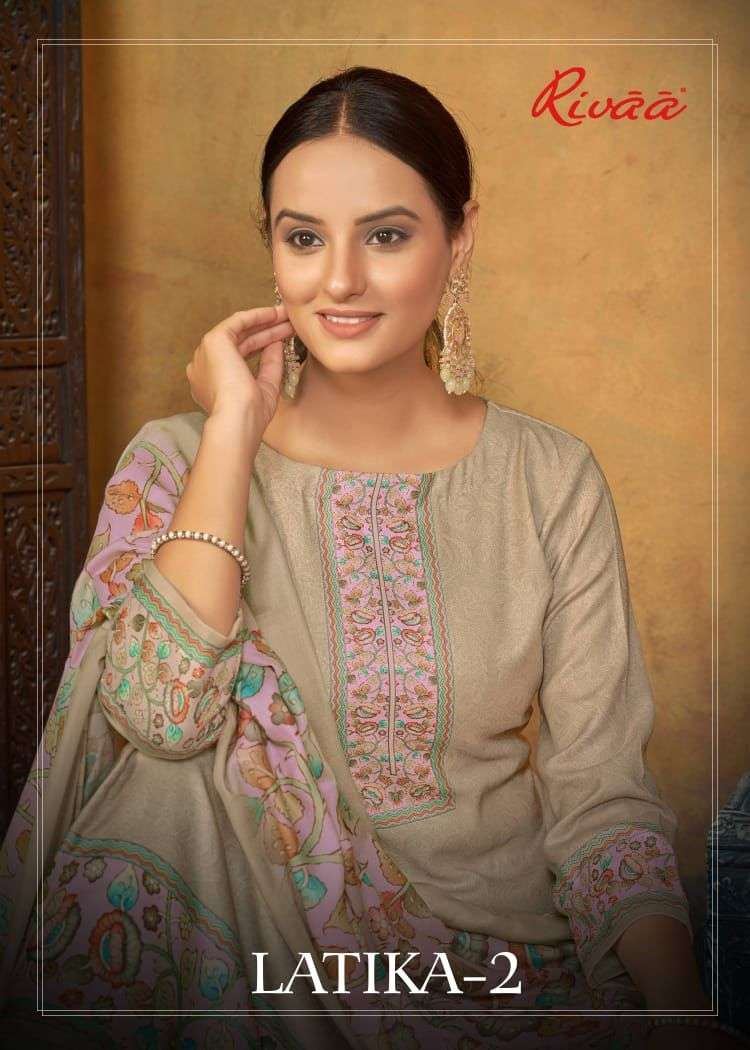LATIKA VOL-2 BY RIVAA 1111 TO 1116 SERIES SUITS BEAUTIFUL FANCY COLORFUL STYLISH PARTY WEAR & OCCASIONAL WEAR COTTON DIGITAL PRINT DRESSES AT WHOLESALE PRICE