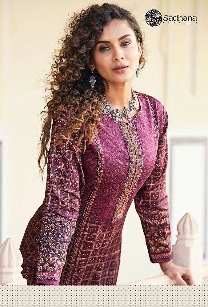 MAGHA BY SADHANA FASHION 2118 TO 2125 SERIES BEAUTIFUL FESTIVE SUITS COLORFUL STYLISH FANCY CASUAL WEAR & ETHNIC WEAR PURE JAM SILK PRINT DRESSES AT WHOLESALE PRICE