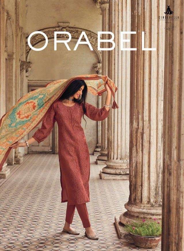 ORABEL BY CINDERELLA 10176 TO 10181 SERIES BEAUTIFUL SUITS COLORFUL STYLISH FANCY CASUAL WEAR & ETHNIC WEAR PURE SILK DRESSES AT WHOLESALE PRICE