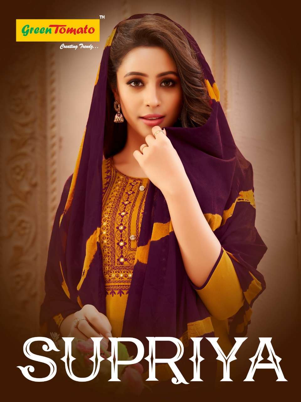 Supriya By Green Tomato 1001 To 1008 Series Beautiful Patiyala Suits Colorful Stylish Fancy Casual Wear & Ethnic Wear Heavy Rayon Dresses At Wholesale Price