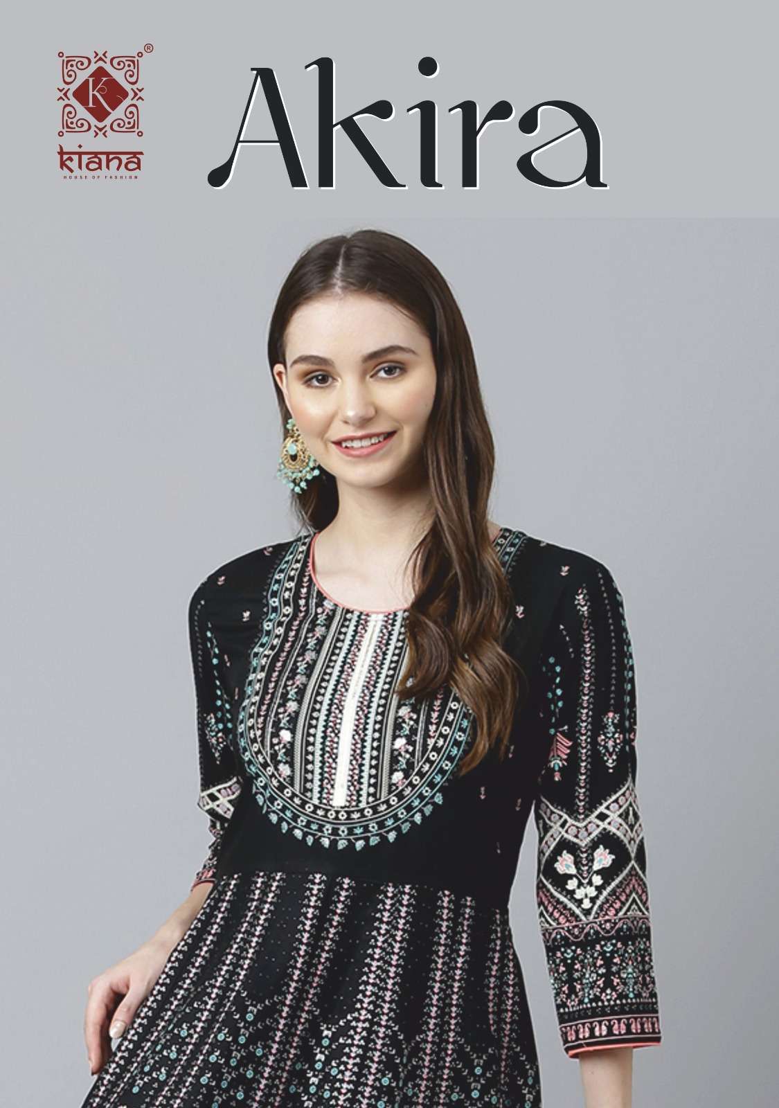 Akira By Kiana 101 To 106 Series Beautiful Stylish Fancy Colorful Casual Wear & Ethnic Wear Rayon Print Gowns At Wholesale Price