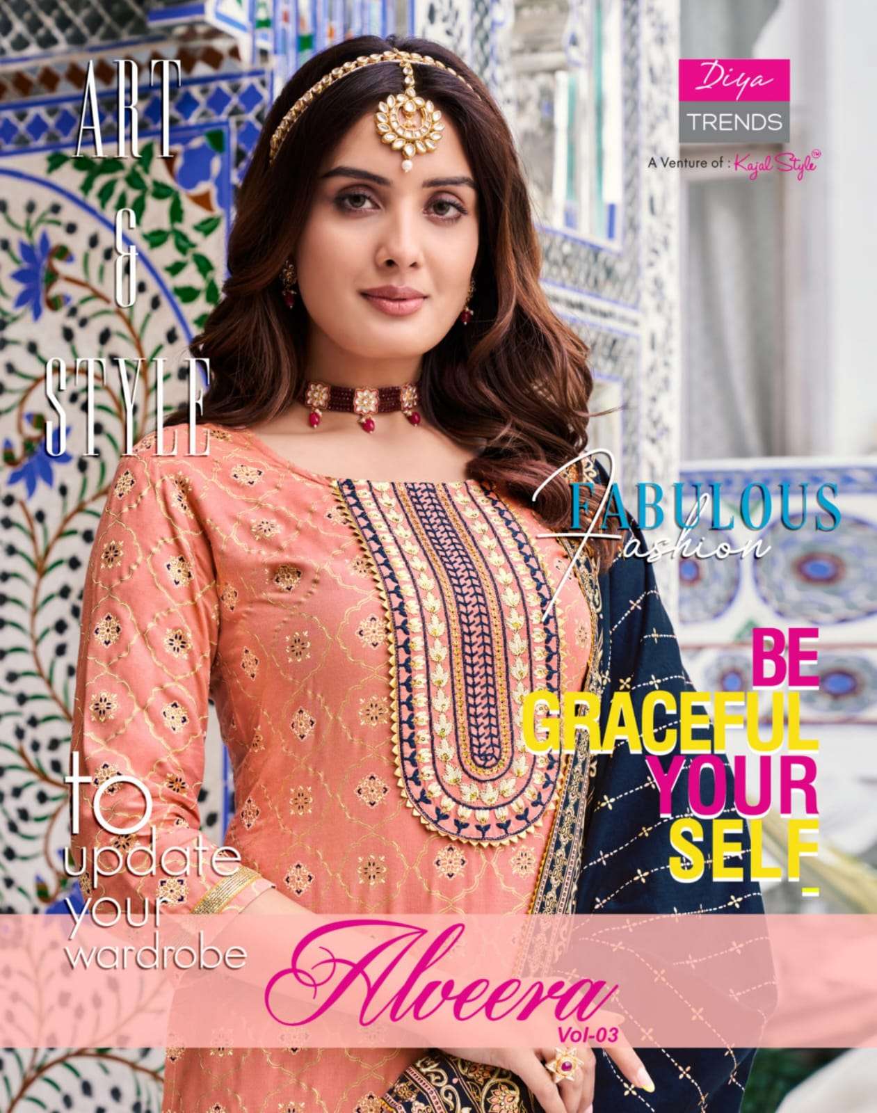 Alveera Vol-3 By Diya Trends 3001 To 3008 Series Beautiful Stylish Suits Fancy Colorful Casual Wear & Ethnic Wear & Ready To Wear Rayon Print Dresses At Wholesale Price