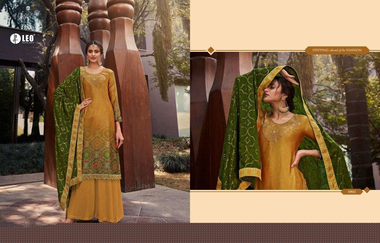 Aarkhi Vol-5 By Leo Fashion 1901 To 1906 Series Beautiful Festive Suits Colorful Stylish Fancy Casual Wear & Ethnic Wear Jam Satin Dresses At Wholesale Price