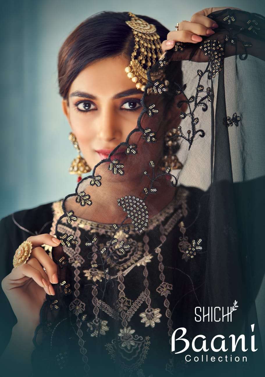 Baani By Shichi 91 To 96 Series Beautiful Festive Suits Colorful Stylish Fancy Casual Wear & Ethnic Wear Viscose Silk Embroidered Dresses At Wholesale Price