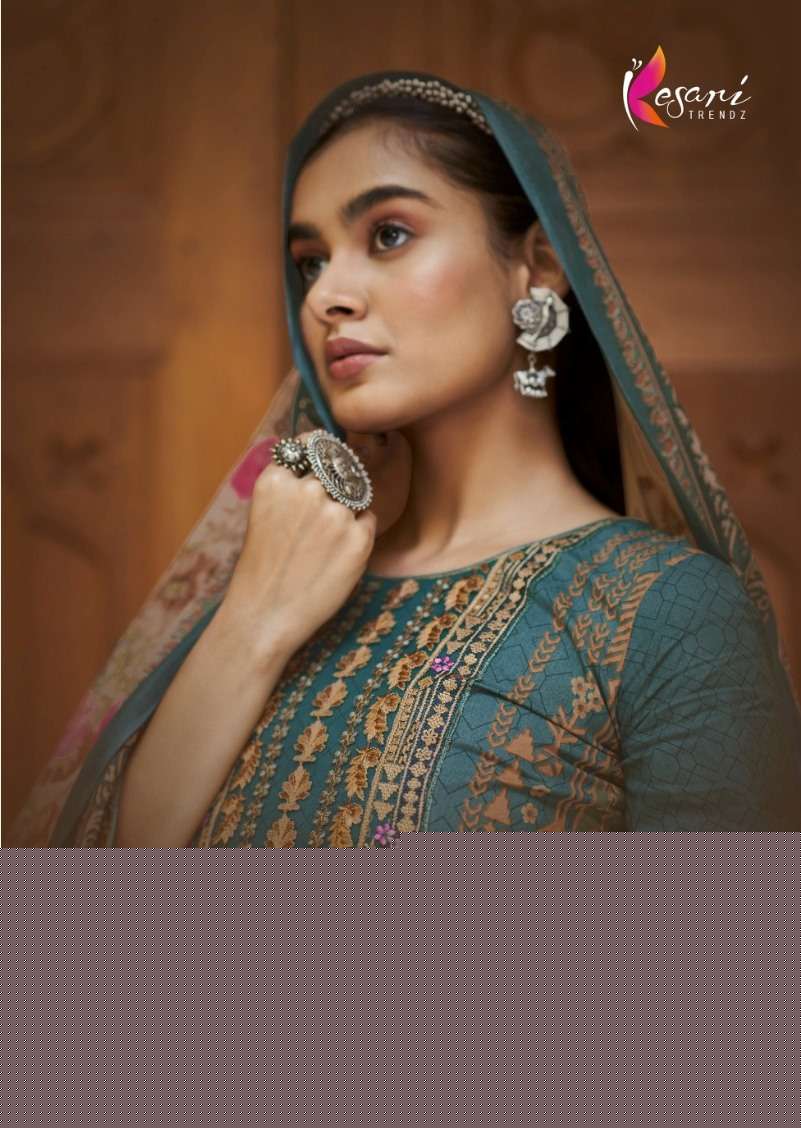Jannat-E-Noor By Kesari Trendz 951 To 958 Series Designer Festive Suits Collection Beautiful Stylish Fancy Colorful Party Wear & Occasional Wear Pure Lawn Cotton Embroidered Dresses At Wholesale Price