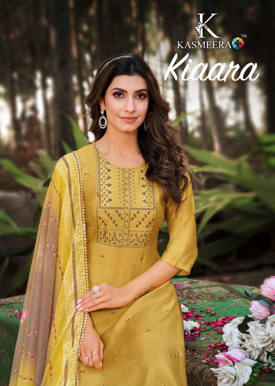 Kiaara By Kasmeera 4104 To 4109 Series Beautiful Festive Suits Colorful Stylish Fancy Casual Wear & Ethnic Wear Soft Silk Dresses At Wholesale Price