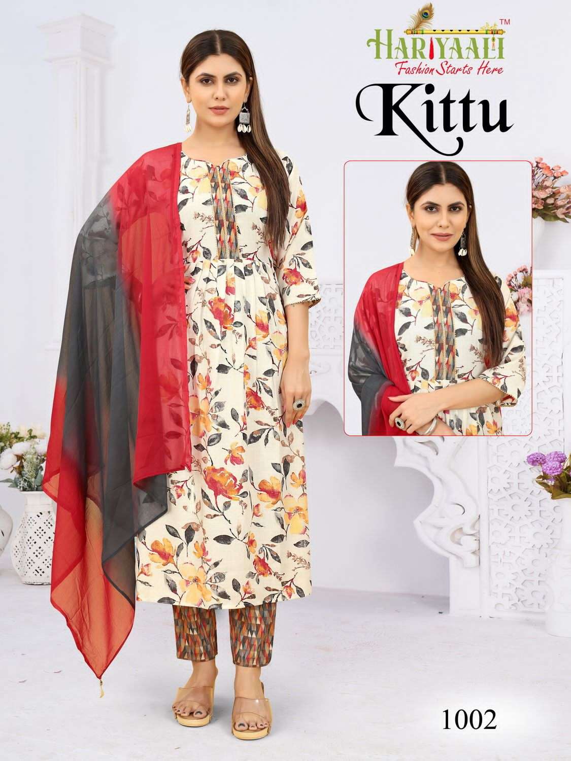 Kittu By Hariyaali 1001 To 1024 Series Designer Festive Suits Collection Beautiful Stylish Fancy Colorful Party Wear & Occasional Wear Rayon Foil Dresses At Wholesale Price
