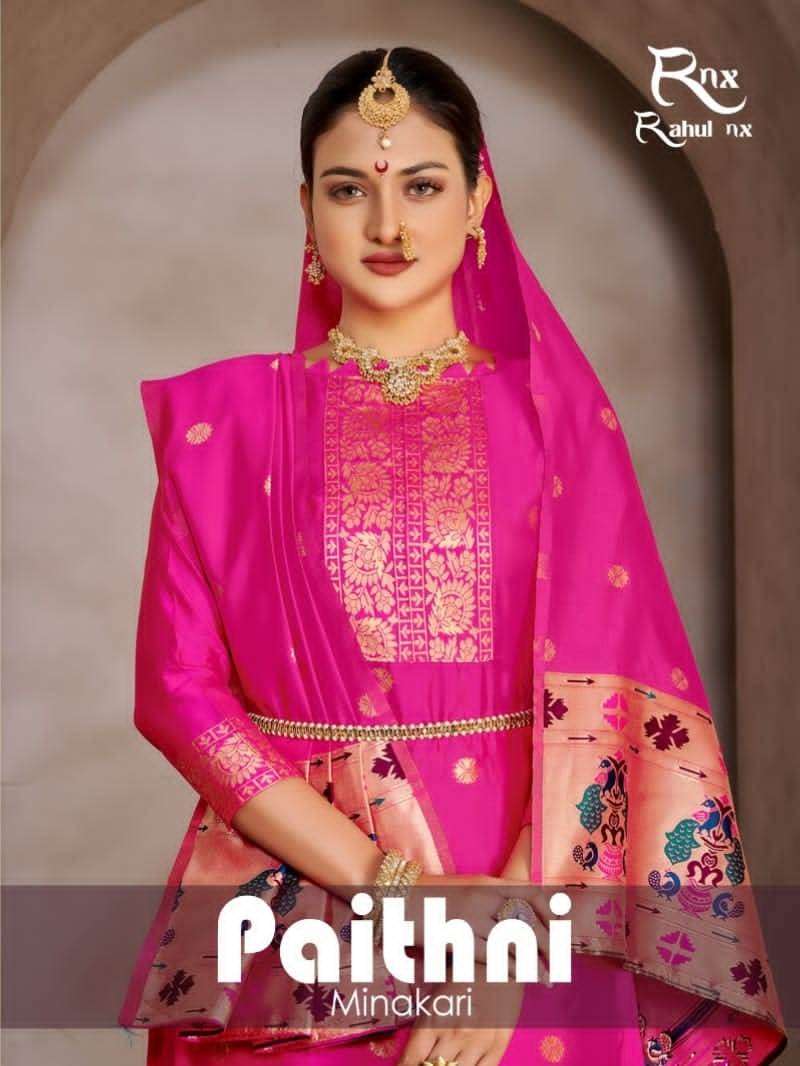 Paithni Minakari By Rahul Nx 1001 To 1011 Series Indian Traditional Wear Collection Beautiful Stylish Fancy Colorful Party Wear & Occasional Wear Banarasi Silk Dresses At Wholesale Price