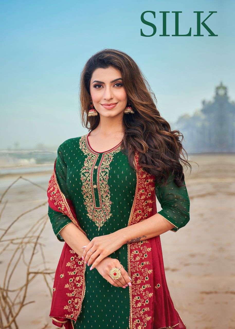 Silk By Artio 66001 To 66008 Series Beautiful Festive Suits Colorful Stylish Fancy Casual Wear & Ethnic Wear Modal Silk Dresses At Wholesale Price