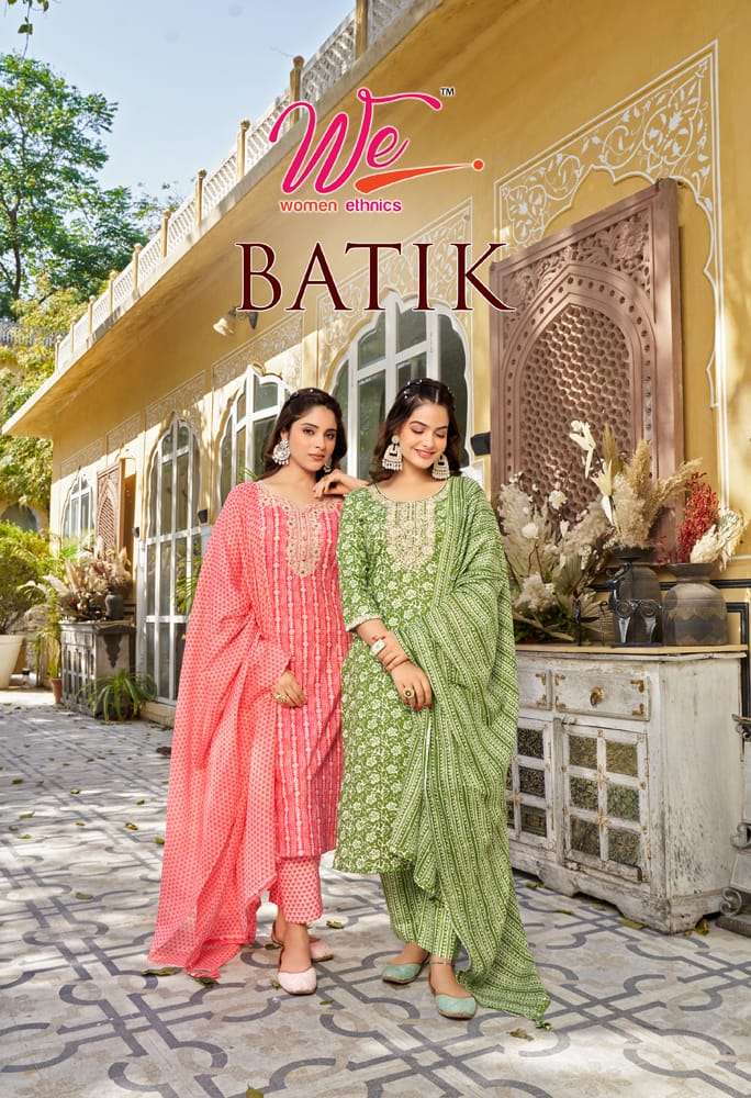 Batik By Women Ethnics 1001 To 1006 Series Festive Suits Beautiful Fancy Colorful Stylish Party Wear & Occasional Wear Pure Cotton Print Dresses At Wholesale Price