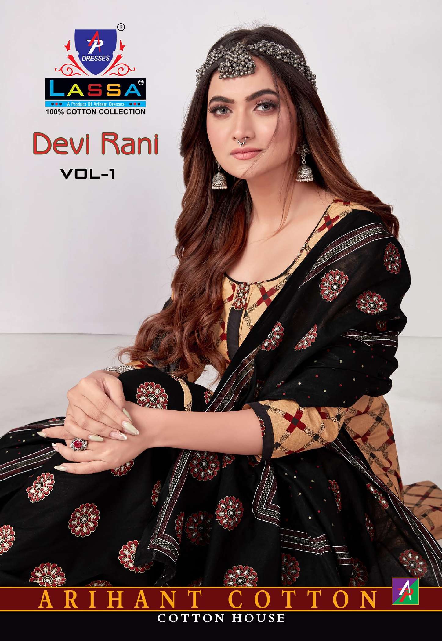 Devi Rani Vol-1 By Lassa 1001 To 1010 Series Beautiful Festive Suits Colorful Stylish Fancy Casual Wear & Ethnic Wear Pure Cotton Print Dresses At Wholesale Price