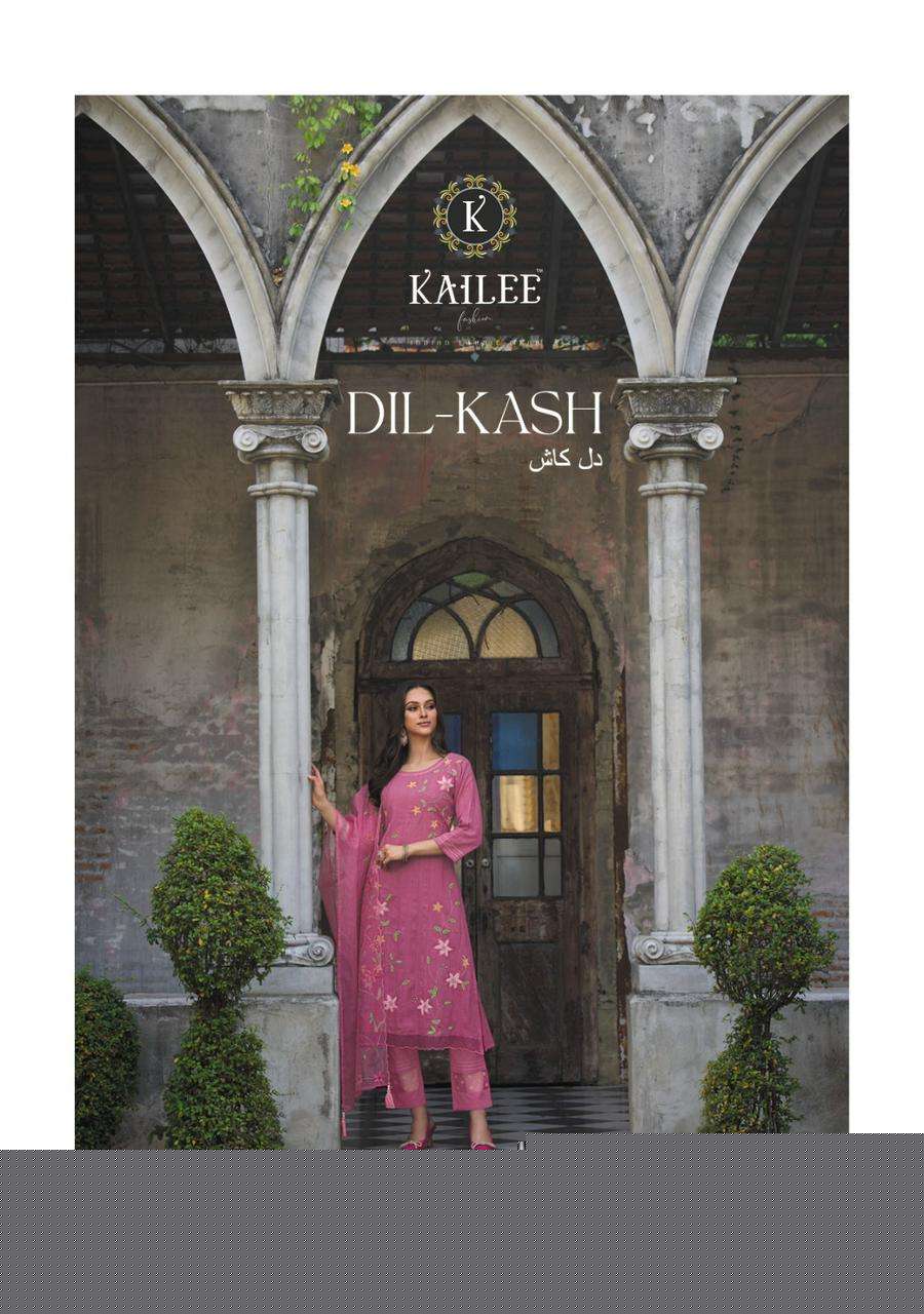 Dil-Kash By Kailee 40501 To 40506 Series Beautiful Festive Suits Colorful Stylish Fancy Casual Wear & Ethnic Wear Pure Cotton Dresses At Wholesale Price
