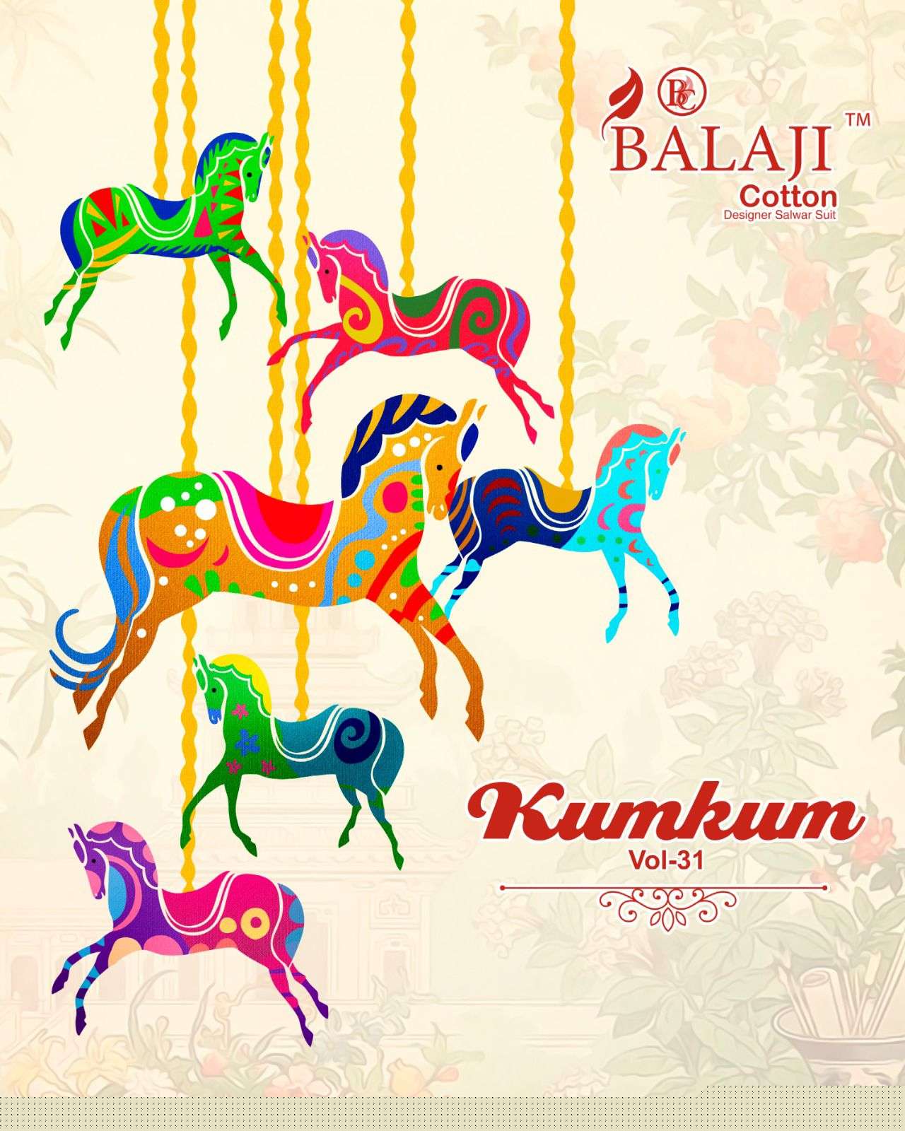 Kumkum Vol-31 By Balaji Cotton 3101 To 3120 Series Beautiful Stylish Festive Suits Fancy Colorful Casual Wear & Ethnic Wear & Ready To Wear Cotton Print Dresses At Wholesale Price