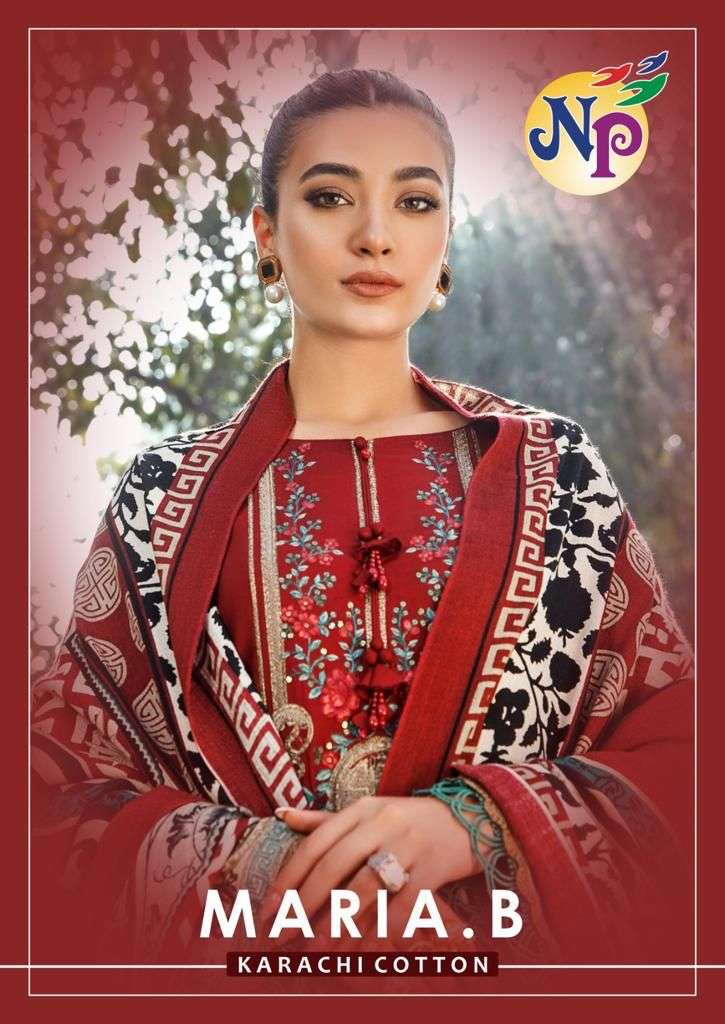 Maria.B Vol-2 By Nand Gopal Prints 2001 To 2008 Series Beautiful Festive Suits Colorful Stylish Fancy Casual Wear & Ethnic Wear Pure Cotton Embroidered Dresses At Wholesale Price