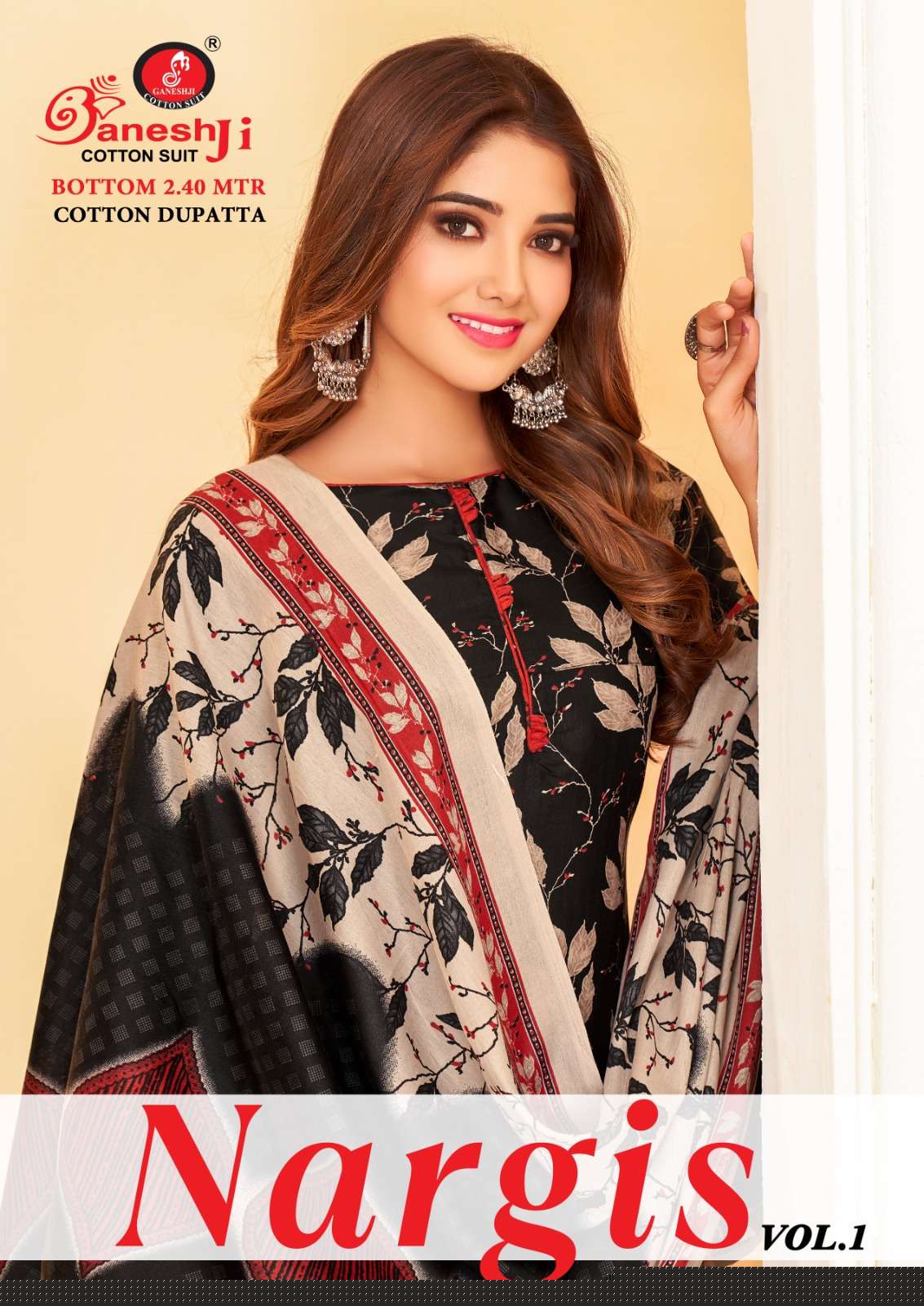 Nargis Vol-1 By Ganeshji 1001 To 1010 Series Beautiful Stylish Festive Suits Fancy Colorful Casual Wear & Ethnic Wear & Ready To Wear Indo Cotton Print Dresses At Wholesale Price
