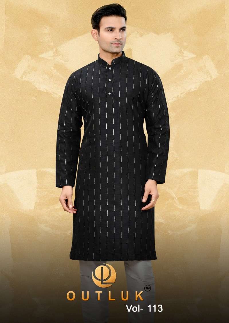 Outluk Vol-113 By Fashid Wholesale 113001 To 113006 Series Beautiful Colorful Stylish Fancy Casual Wear & Ethnic Wear & Ready To Wear Art Silk Kurtas With Pajamas At Wholesale Price
