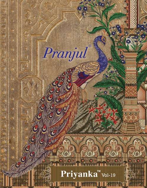 Priyanka Vol-19 By Pranjul 1901 To 1932 Series Beautiful Stylish Festive Suits Fancy Colorful Casual Wear & Ethnic Wear & Ready To Wear Pure Cotton Print Dresses At Wholesale Price