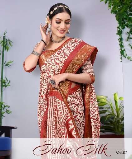 Sahoo Silk Vol-2 By Mintorsi 201 To 208 Series Indian Traditional Wear Collection Beautiful Stylish Fancy Colorful Party Wear & Occasional Wear Banarasi Silk Sarees At Wholesale Price