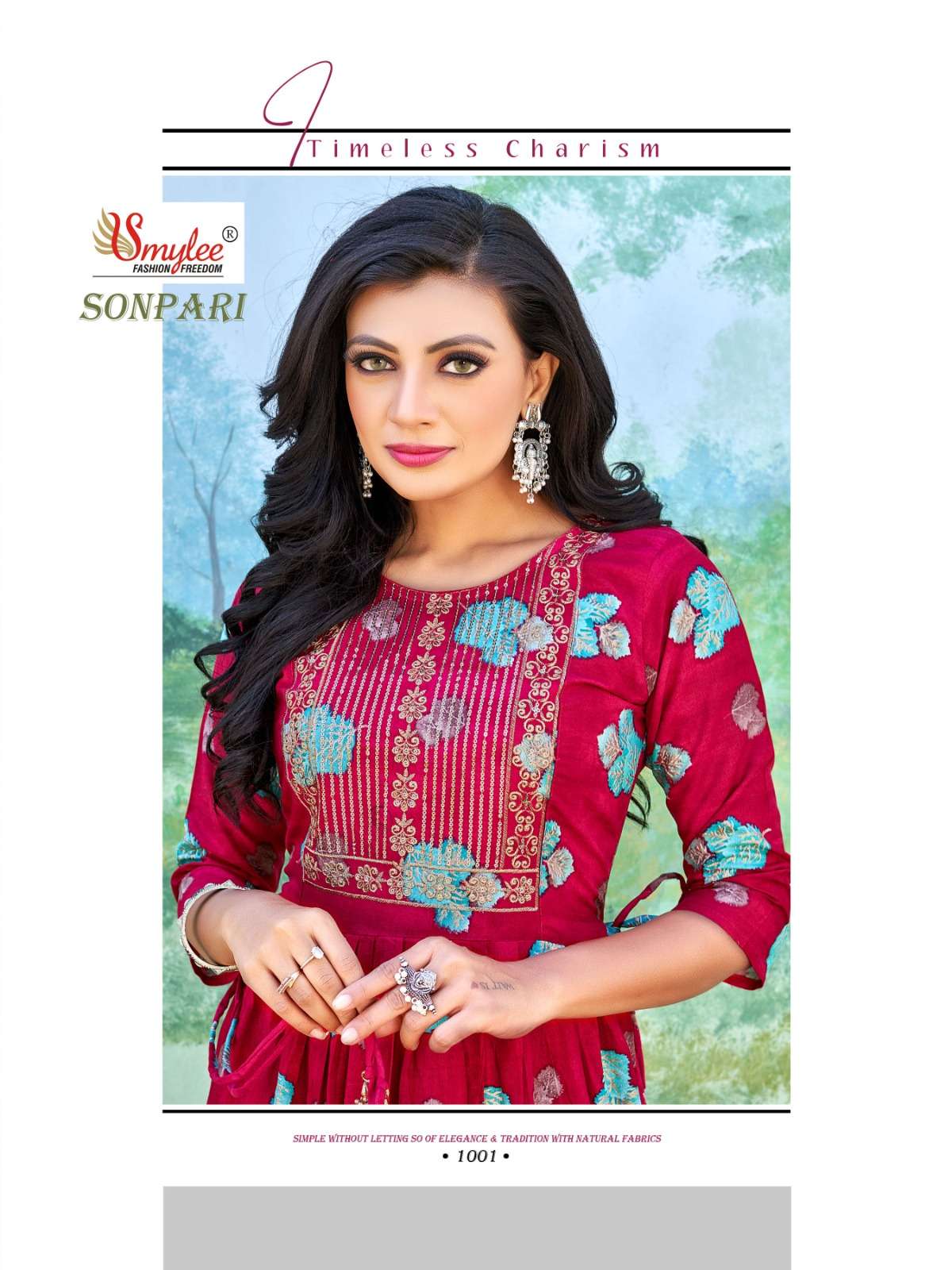 Sonpari By Smylee 1001 To 1008 Series Designer Stylish Fancy Colorful Beautiful Party Wear & Ethnic Wear Collection Rayon Foil Kurtis At Wholesale Price