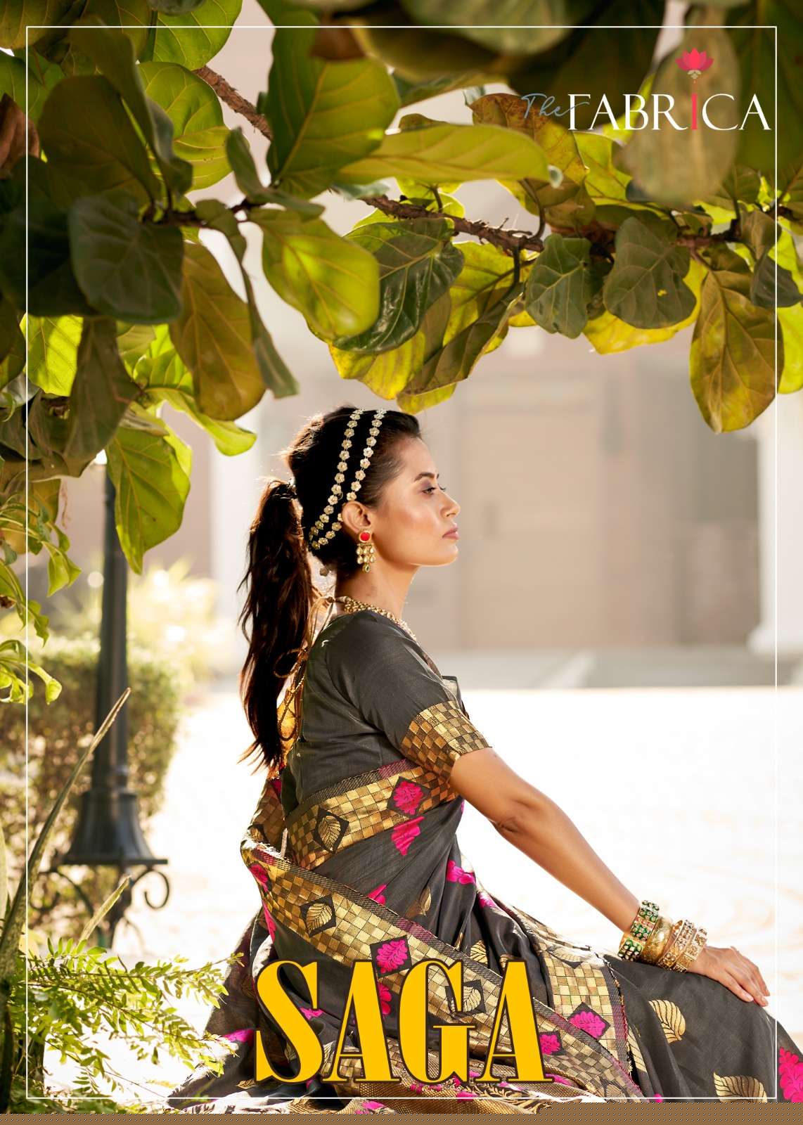 Saga By The Fabrica 17001 To 17006 Series Indian Traditional Wear Collection Beautiful Stylish Fancy Colorful Party Wear & Occasional Wear Silk Jacquard Sarees At Wholesale Price