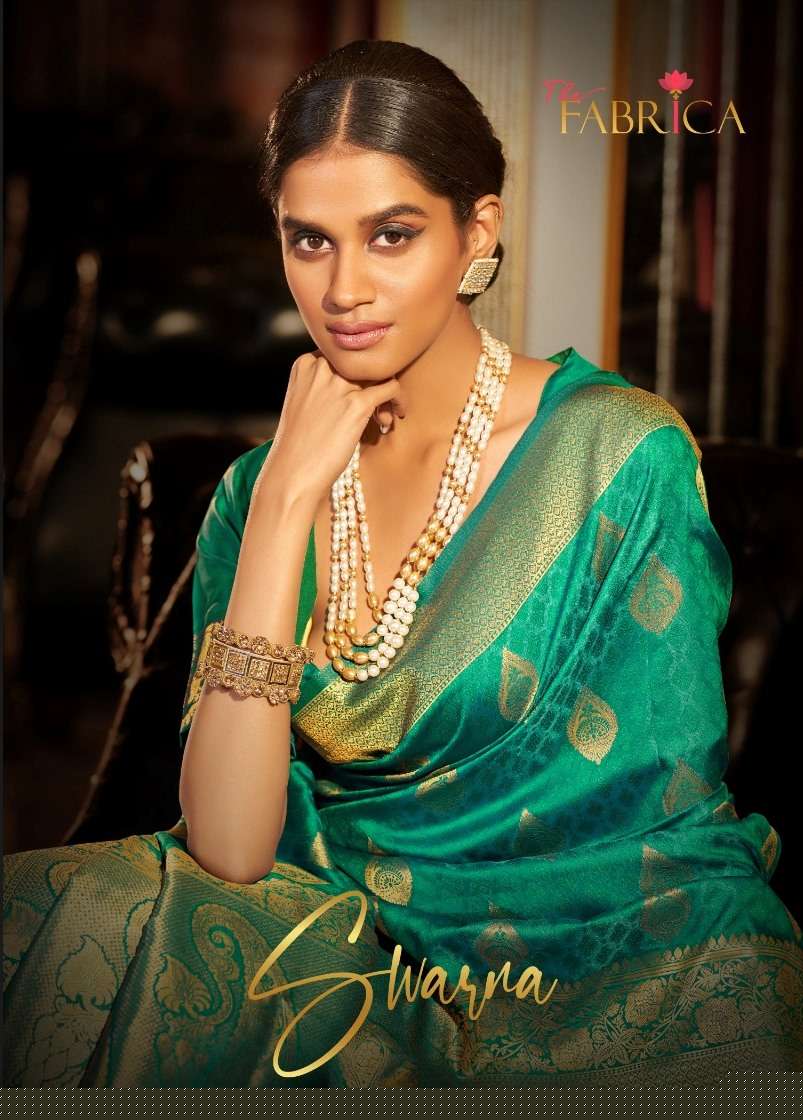 Swarna By The Fabrica 22001 To 22006 Series Indian Traditional Wear Collection Beautiful Stylish Fancy Colorful Party Wear & Occasional Wear Handloom Silk Sarees At Wholesale Price