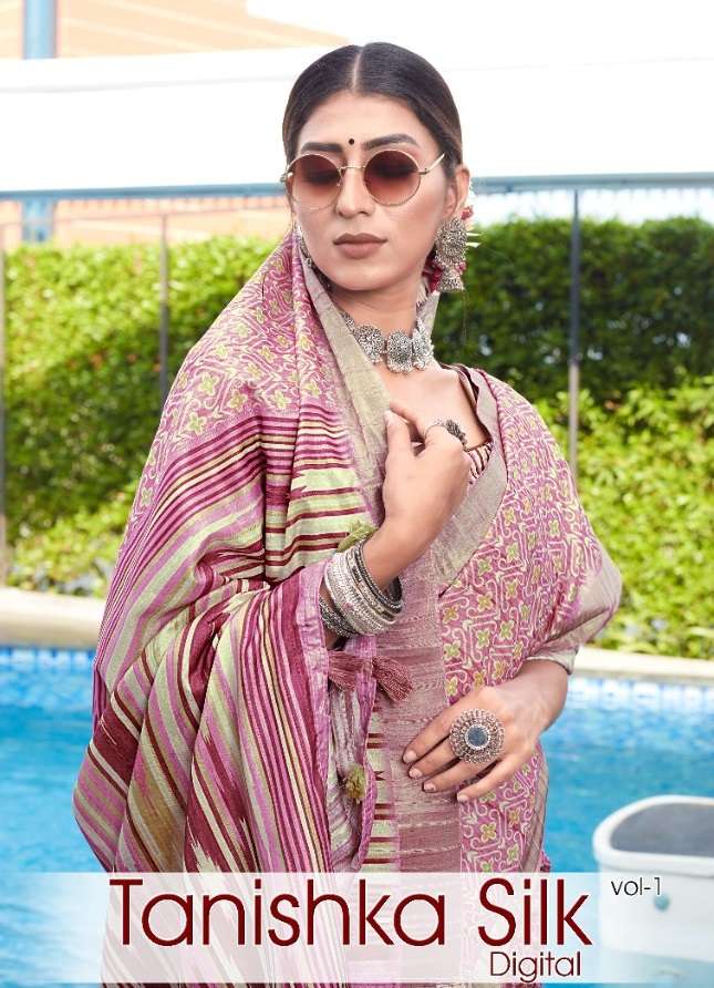 Tanishka Silk Digital Vol-1 By Mintorsi 1101 To 1110 Series Indian Traditional Wear Collection Beautiful Stylish Fancy Colorful Party Wear & Occasional Wear Banarasi Silk Sarees At Wholesale Price