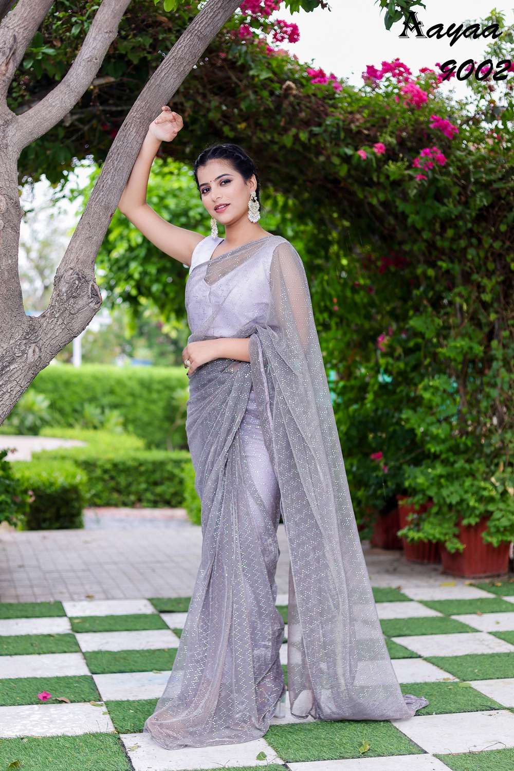 Aaradhna Vol-9 By Aayaa 9001 To 9005 Series Indian Traditional Wear Collection Beautiful Stylish Fancy Colorful Party Wear & Occasional Wear Fancy Sarees At Wholesale Price