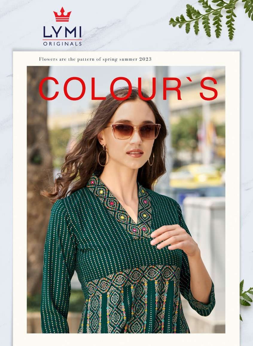 Colours By Lymi 1031 To 1036 Series Beautiful Stylish Fancy Colorful Casual Wear & Ethnic Wear Rayon Print Tops At Wholesale Price