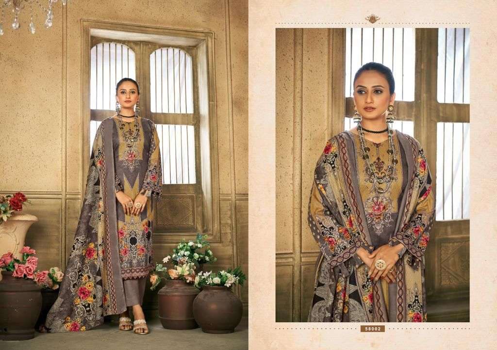 Chevron Vol-2 By Siyoni 58001 To 58008 Series Beautiful Festive Suits Colorful Stylish Fancy Casual Wear & Ethnic Wear Pure Cotton Embroidery Dresses At Wholesale Price