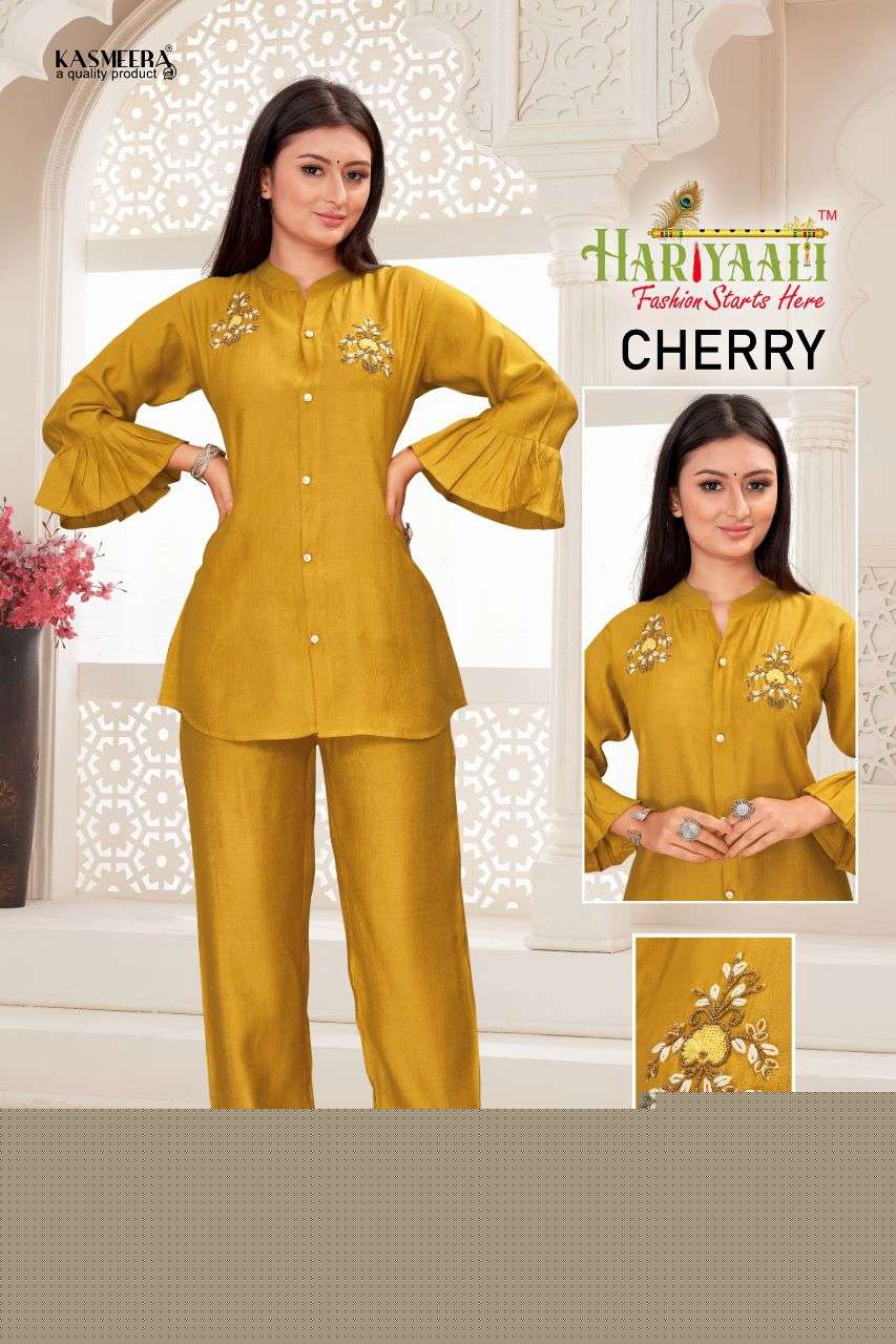 Cherry By Hariyaali 01 To 06 Series Beautiful Stylish Fancy Colorful Casual Wear & Ethnic Wear Silk Tops With Bottom At Wholesale Price