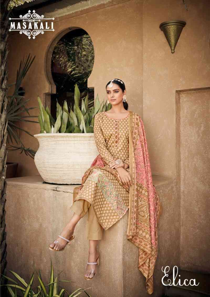 Elica By Masakali 63001 To 63008 Series Designer Sharara Suits Collection Beautiful Stylish Fancy Colorful Party Wear & Occasional Wear Pure Cambric Cotton Digital Print With Embroidered Dresses At Wholesale Price