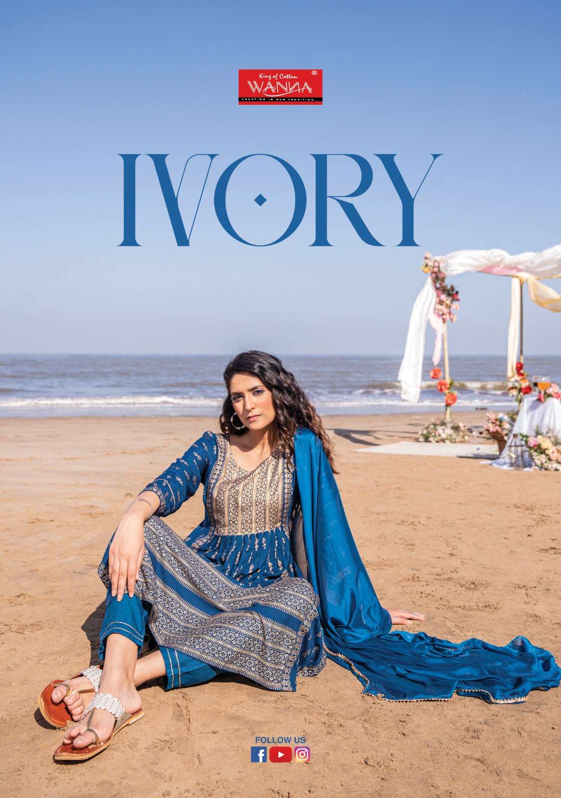 Ivory By Wanna 101 To 104 Series Beautiful Stylish Suits Fancy Colorful Casual Wear & Ethnic Wear & Ready To Wear Pure Rayon Print Dresses At Wholesale Price
