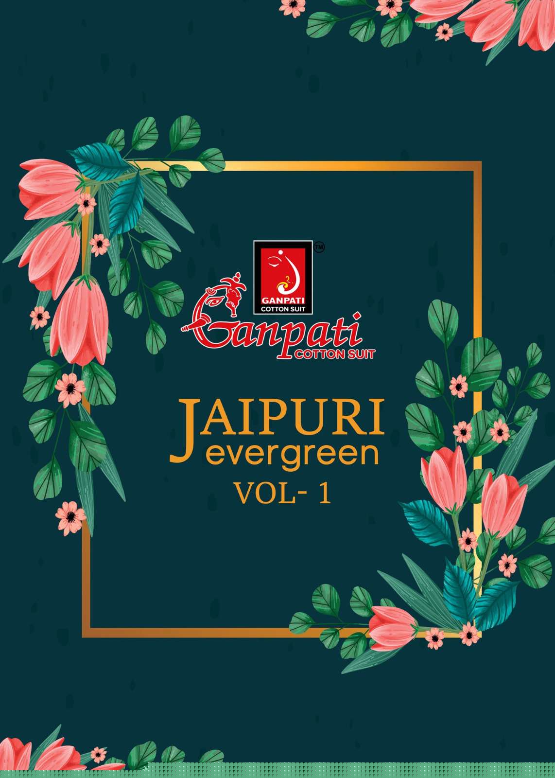 Jaipuri Evergreen Vol-1 By Ganpati Cotton Suit 101 To 120 Series Designer Festive Suits Beautiful Stylish Fancy Colorful Party Wear & Occasional Wear Pure Cotton Print Dresses At Wholesale Price