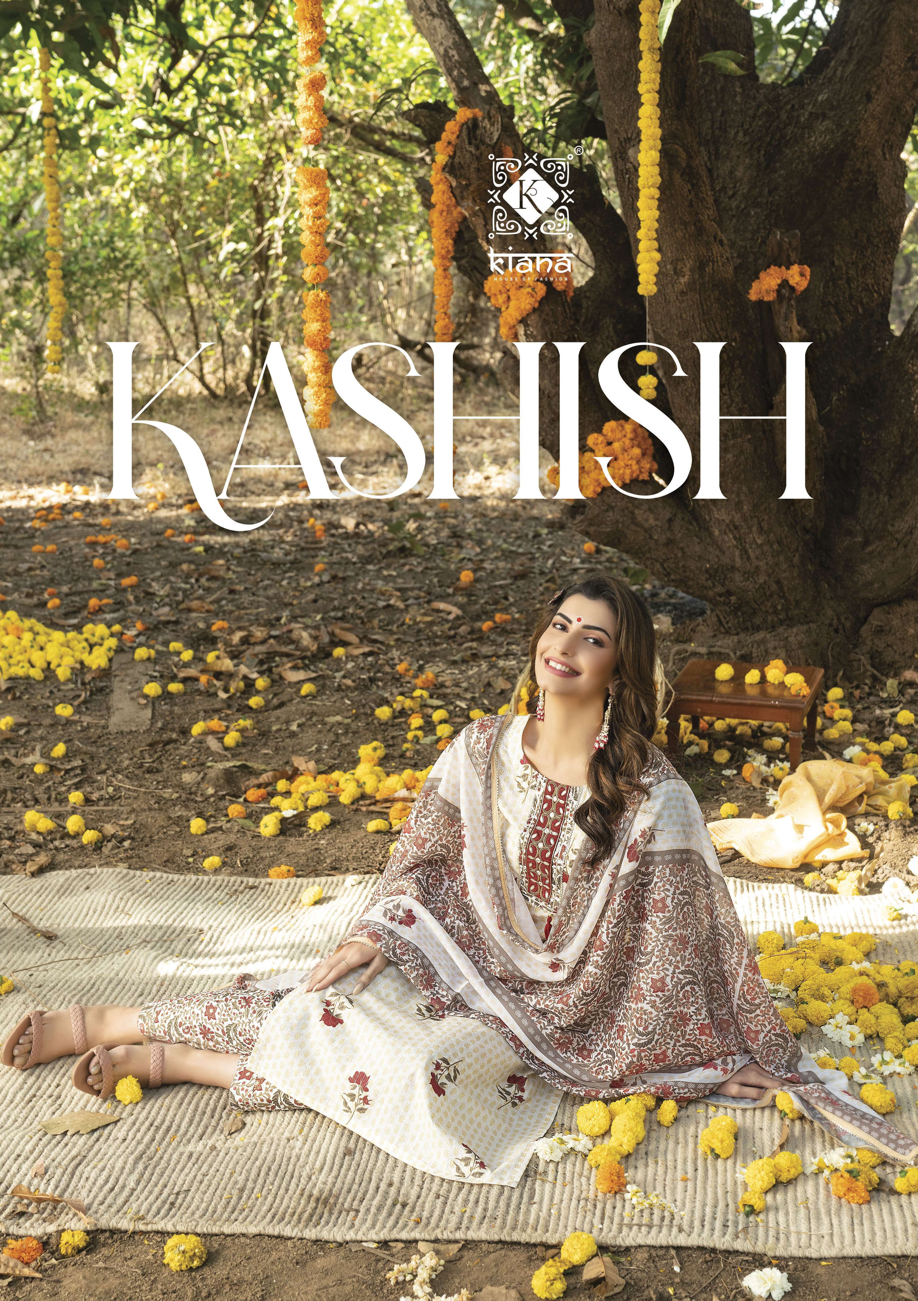 Kashish By Kiana 01 To 08 Series Beautiful Festive Suits Colorful Stylish Fancy Casual Wear & Ethnic Wear Pure Cotton Print With Work Dresses At Wholesale Price