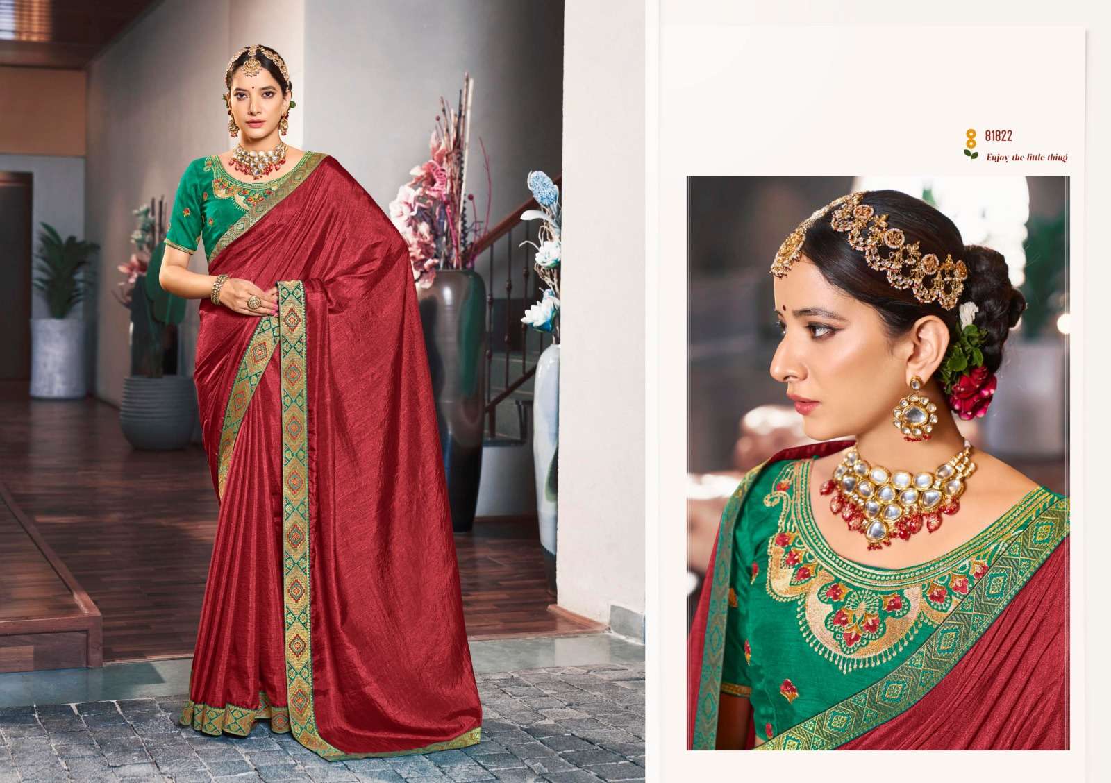 Kasturi By Right Women 81821 To 81828 Series Indian Traditional Wear Collection Beautiful Stylish Fancy Colorful Party Wear & Occasional Wear Vichitra Sarees At Wholesale Price
