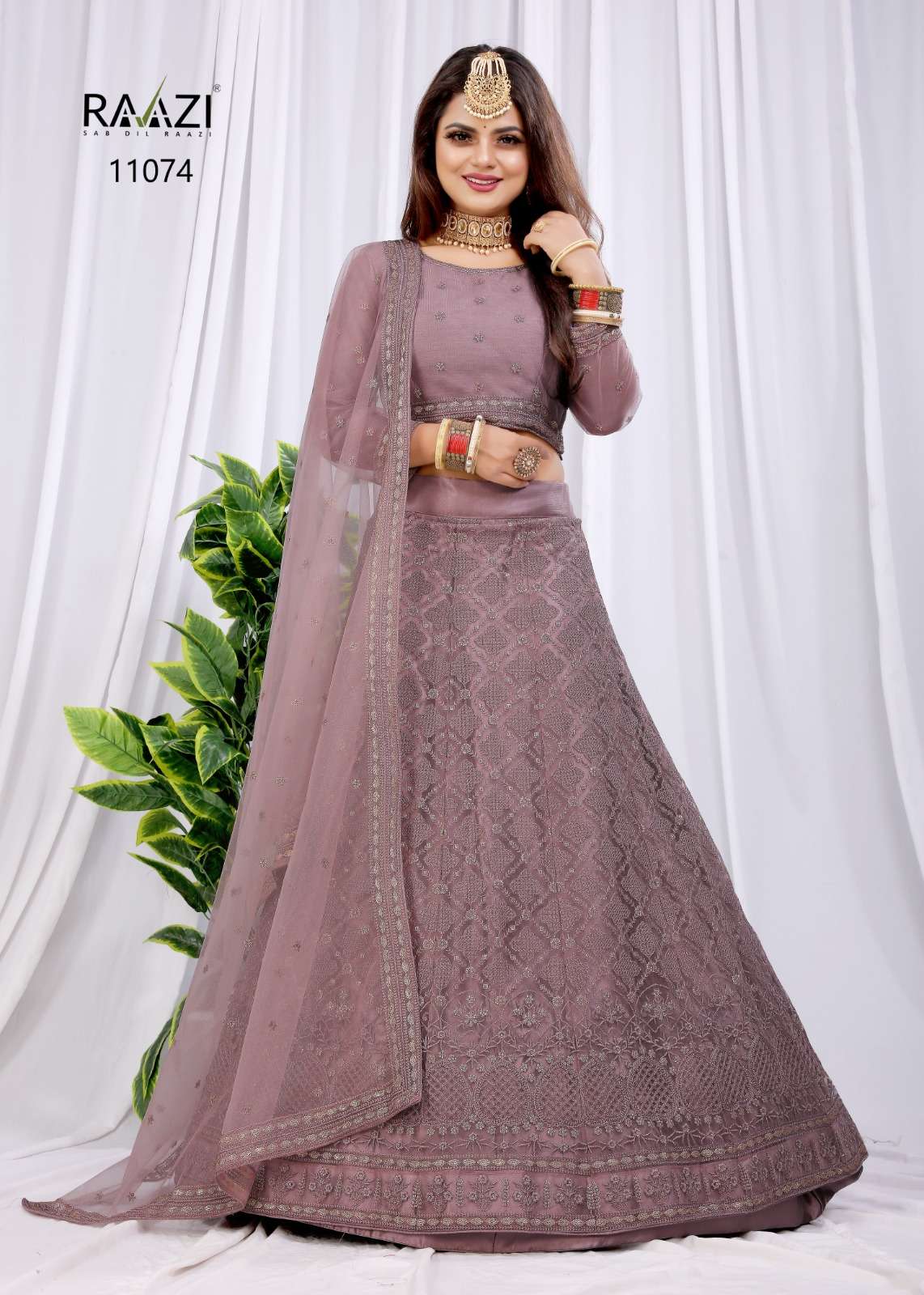 Mahavesh By Rama Fashion 11073 To 11078 Series Designer Beautiful Wedding Collection Occasional Wear & Party Wear Net Lehengas At Wholesale Price