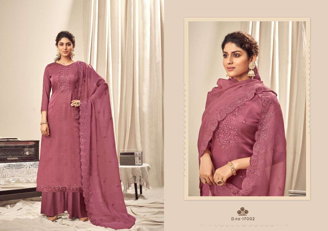 Numaise By Nishant Fashion 17001 To 17006 Series Beautiful Stylish Suits Fancy Colorful Casual Wear & Ethnic Wear & Ready To Wear Pure Modal Silk With Embroidered Dresses At Wholesale Price