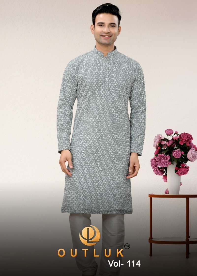 Outluk Vol-114 By Fashid Wholesale 114001 To 114007 Series Beautiful Colorful Stylish Fancy Casual Wear & Ethnic Wear & Ready To Wear Georgette Kurtas With Pajamas At Wholesale Price