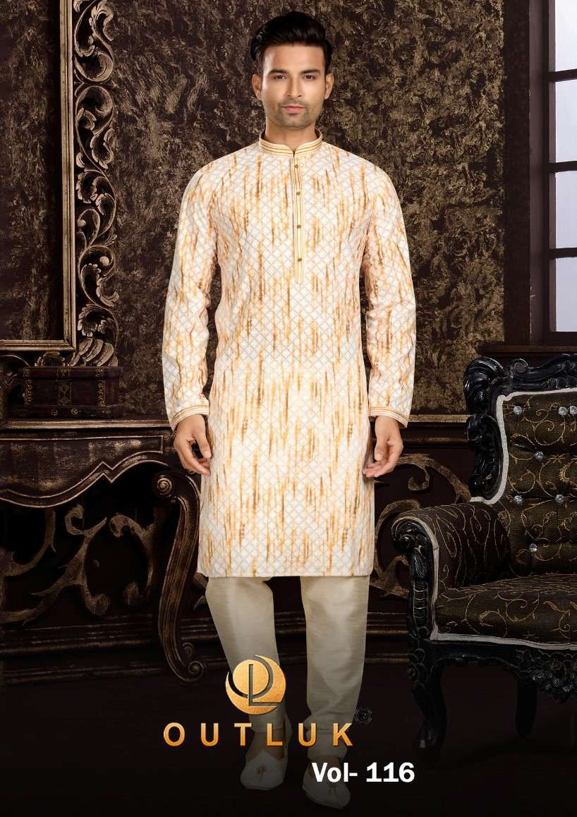Outluk Vol-116 By Fashid Wholesale 116001 To 116007 Series Beautiful Colorful Stylish Fancy Casual Wear & Ethnic Wear & Ready To Wear Cotton Kurtas With Pajamas At Wholesale Price