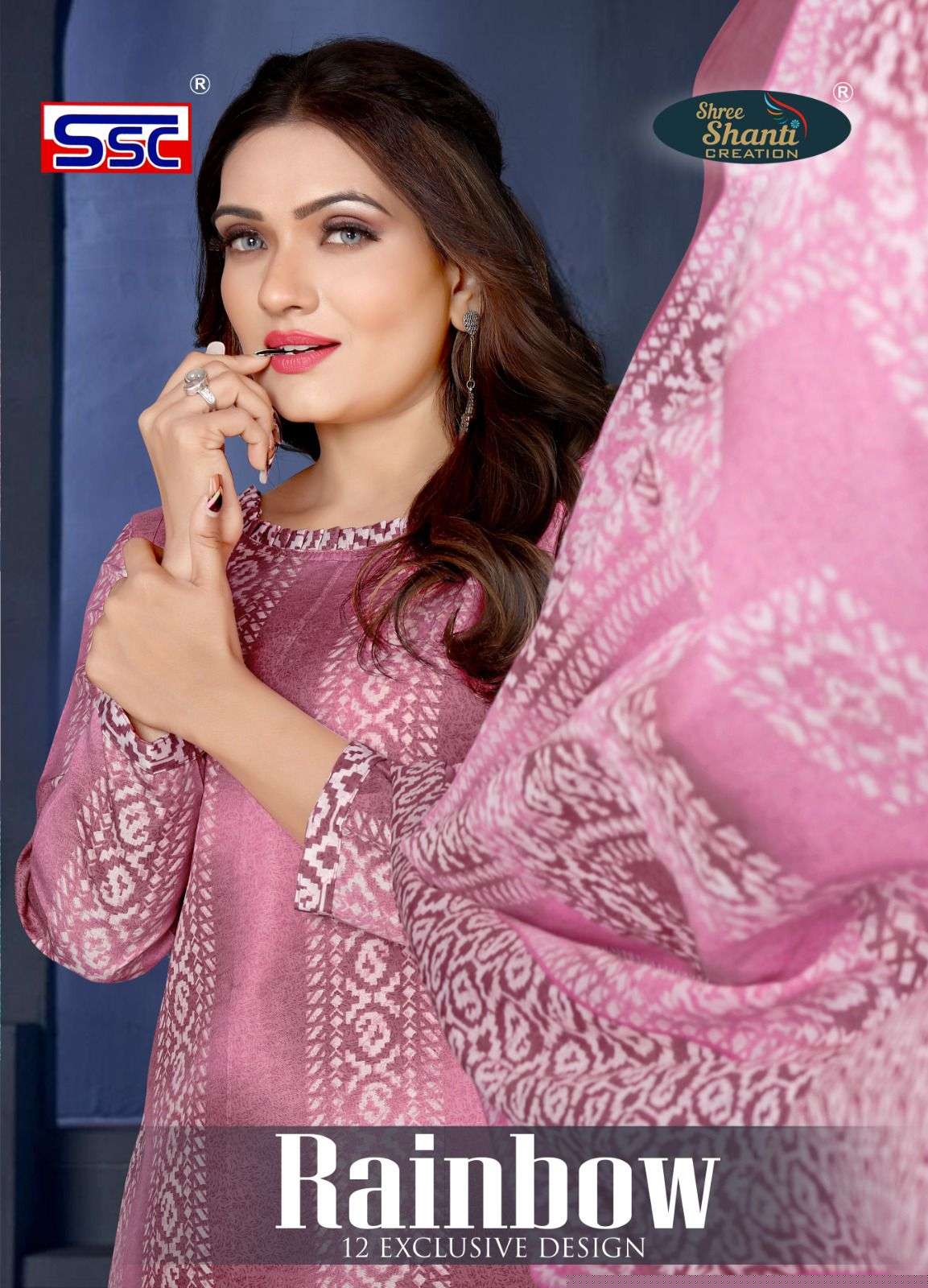 Rainbow By Shree Shanti Creation 1001 To 1012 Series Beautiful Suits Colorful Stylish Fancy Casual Wear & Ethnic Wear Soft Cotton Print Dresses At Wholesale Price