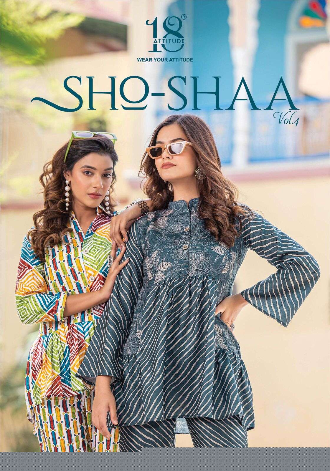Sho-Shaa Vol-4 By 18 Attitude 401 To 407 Series Designer Stylish Fancy Colorful Beautiful Party Wear & Ethnic Wear Collection Cotton Print Tops With Bottom At Wholesale Price