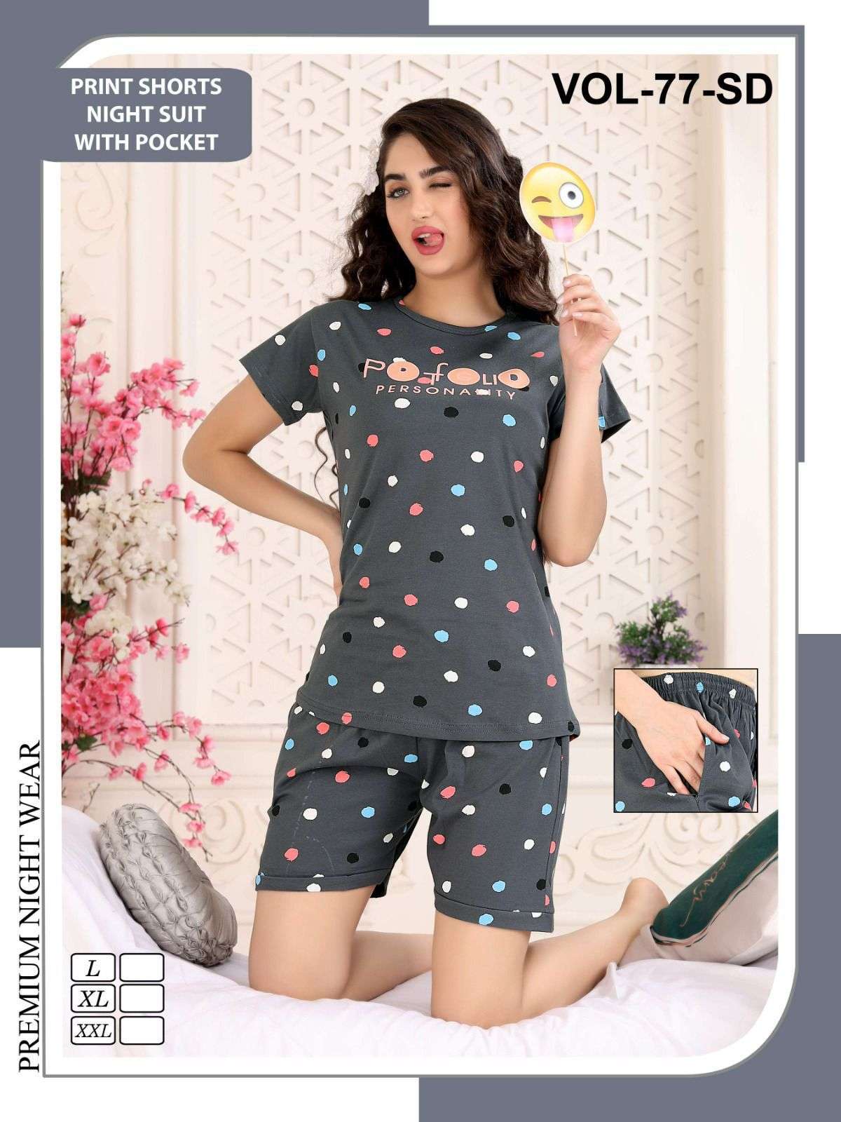 Vol-77-SD By Fashion Talk 01 To 06 Series Beautiful Stylish Fancy Colorful Casual Wear & Ethnic Wear Hosiery Cotton Night Suits At Wholesale Price