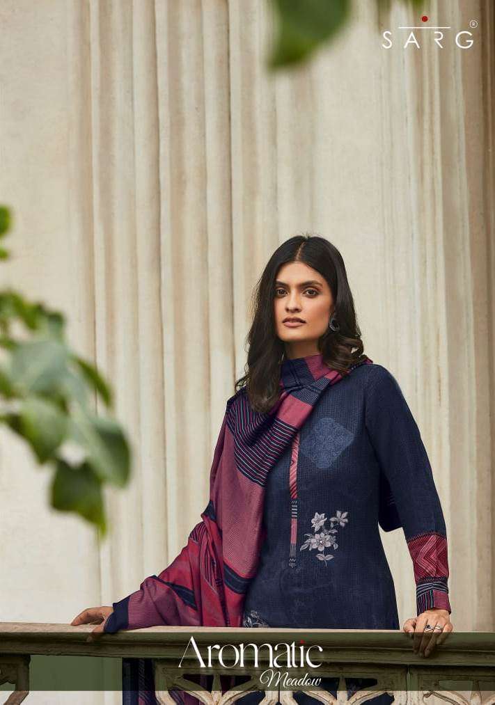 Aromatic Meadow By Sarg Beautiful Stylish Festive Suits Fancy Colorful Casual Wear & Ethnic Wear & Ready To Wear Pure Lawn Cotton Print Dresses At Wholesale Price