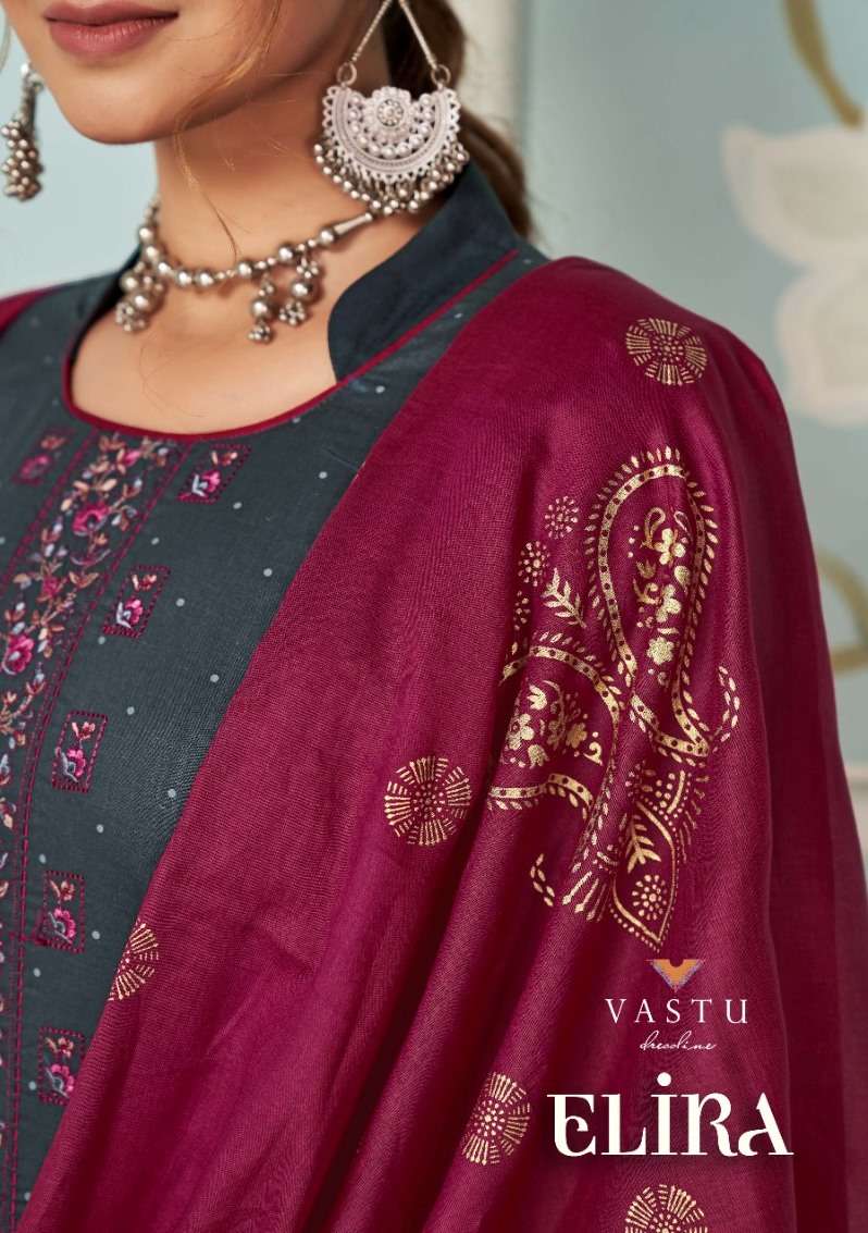 Elira By Vastu 1001 To 1010 Series Designer Suits Collection Beautiful Stylish Colorful Fancy Party Wear & Occasional Wear Pure Lawn Cotton Dresses At Wholesale Price